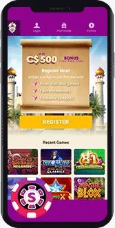 application mobile du Wild Sultan Casino
