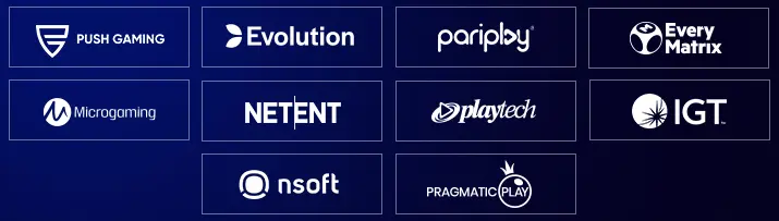 principaux fournisseurs de jeux sur Wild Sultan Casino