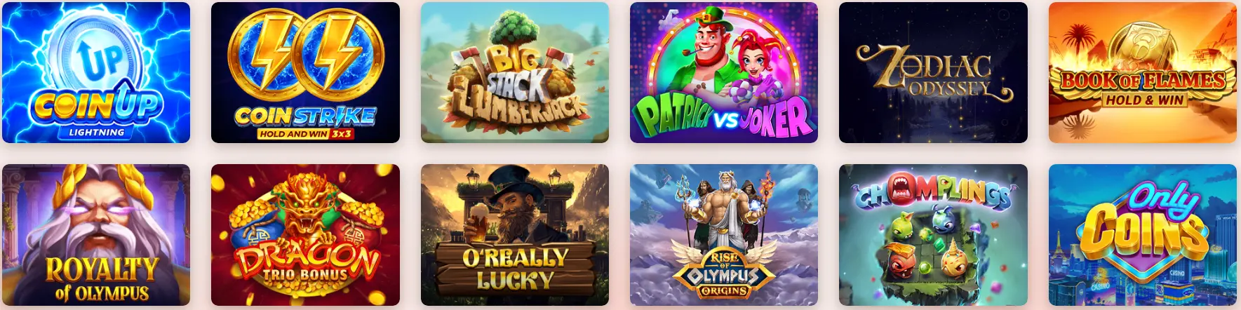 sélection de machines à sous populaires sur Wild Sultan Casino