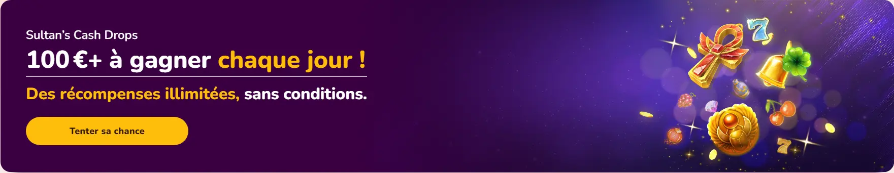 Offre de bonus et promotions au Wild Sultan Casino