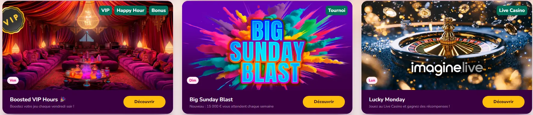 promotion Grande Explosion du dimanche sur Wild Sultan Casino