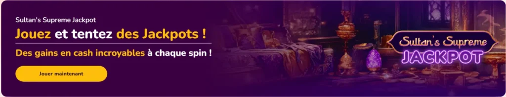 Lancez-vous et visez les jackpots sur Wild Sultan Casino