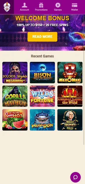 application mobile du casino en ligne Wild Sultan