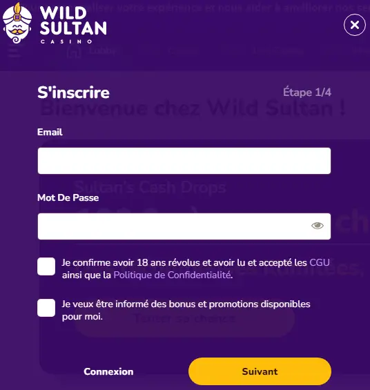 Wild Sultan Casino en ligne